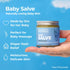 4 oz, Baby Salve, Diaper Balm Ointment, Drool Rash Prevention, Natural Diaper Cream, Calendula Thyme Burdock Cream