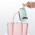 CAKEEYUM 21w Baby Bottle Warmer, Temperature Adjustable PU Portable Bottle Warmer with Handle Rechargeable Digital