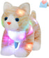 Glow Guards 14'' Light up Kitty Stuffed Animal Soft Realistic Cat Plush