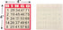 500 (100 5 4"x4" JUNWRROW Bingo Paper Game Cards - Sheets Books of Colors) - Disposable Cards- Ideal for Seniors