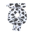 Little Tall Poppy Infant Car Seat Head Support Set, Cow Print, Newborn Head Rest, Baby