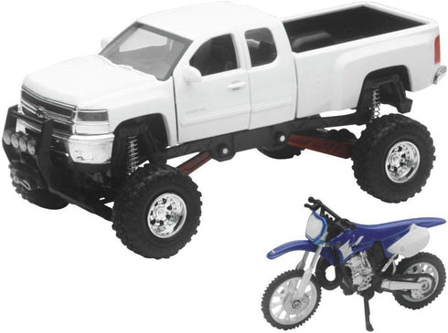NewRay New Ray Toys 1:32 Scale Truck and Dirt Bike Set Die-Cast Replica