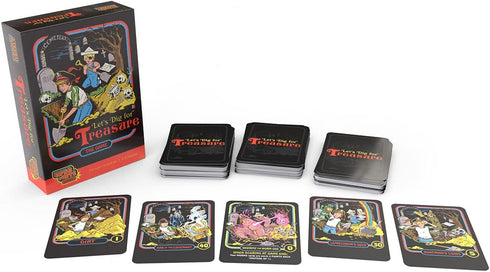 Cryptozoic Entertainment Let’s Dig for Treasure - Push-Your-Luck Card Game - 2-5 Players - Dynomite Games - Steven
