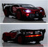 BDTCTK Bugatti Vision GT Supercar 1/32 Zinc Alloy Die Casting Pull Back Car Model Toy with Sound and Light (Red)