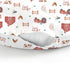 Farm Animals Life Baby Nursing Pillow Covers for Boy Girl Tractor Barn Pig Cow Lamb Hen Duck Soft Nursing Slipcovers