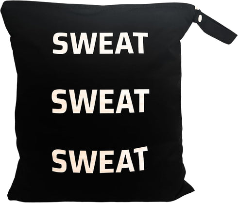 Whole Works Premium Wet Bag for Gym Clothes - 12.6" x 14.6" Waterproof, Machine