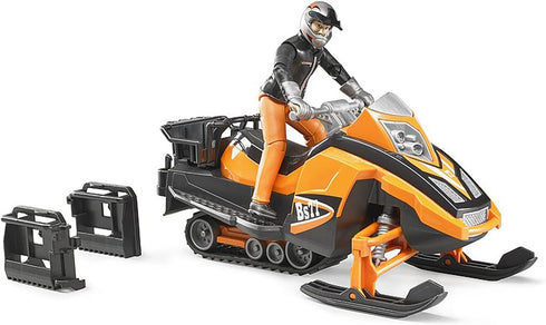 Bruder Snowmobile with Accessories & Driver