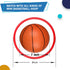 Mini Basketball for Indoor Mini Basketball Hoop, 7" Soft Rubber Replacement Basketballs Toy for Kids Adults, Pool Beach