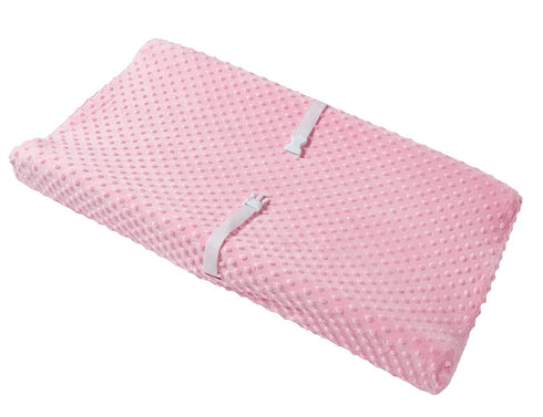 Solid Changing Table Pad Cover, Fits 32"/34''x16" Contoured Diaper Changing Pad, Ultra Soft Cozy Dots