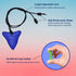 Sensory Chew Necklace for Kids and Adults, Shark Tooth Chew Necklaces for Boys Girls with Autism, 4 Pack