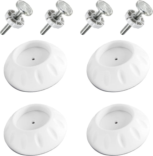 4Pcs Spindle Rods Gate Threaded Spindle Rods, Anti-Slip Accessory Screw Bolts Kit for Pressure Mounted Gates