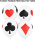 30 Pcs 12 Inches Casino Balloons, Poker Decoration Latex Balloons for Birthday Party Decorations