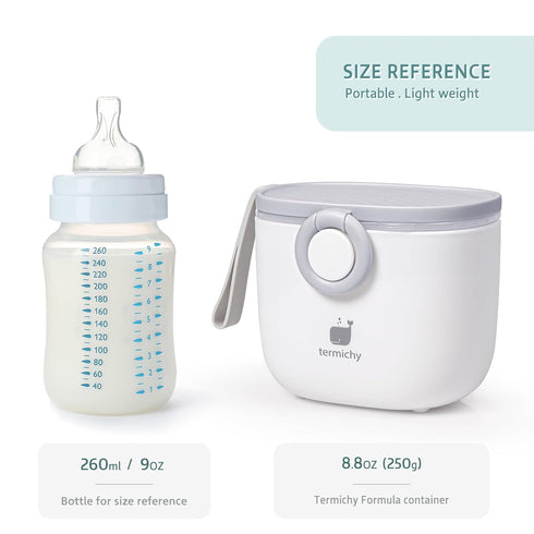 Termichy Baby Formula Dispenser, Portable Container with Scoop and Carry Handle for Travel, 500ml
