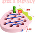Wooden Lacing Toys for Toddlers, Baby Strawberry Threading Toys for Learning Fine Motor Skills, Montessori Educational