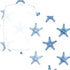 CZXW 52" 28" Starfish Sea Blue Crib Sheets Fitted x Natural Cotton Soft & Breathable for Baby Crib Mattress