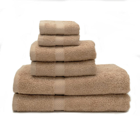 Rifz Textiles Rifz KPSB131315012 KPS Collection Soft Cotton Washcloths, Bone - Pack of 12