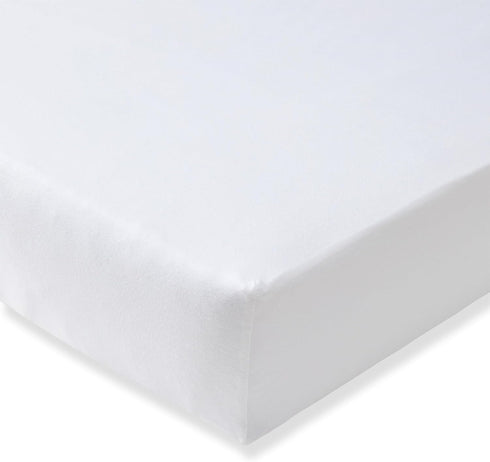 Burt's Bees Baby Essential Organic Cotton Fitted Crib Sheet, Breathable for Boy