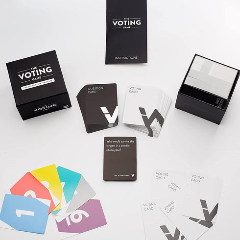 The VOTING GAME - Hilarious Adult Party Card Game about Finding Out Who Your Friends Are