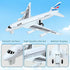 3 4 5 6 7 Airplane Toys, Metal Plane Pull Back Airplane Toys for Years Old Boys Girls, Die Cast Aircraft Plane Models