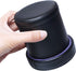 PU Leather Dice Cup with Lid, Purple Velvet Interior Quiet Shaker Cup Including 6 Purple Translucent Dice