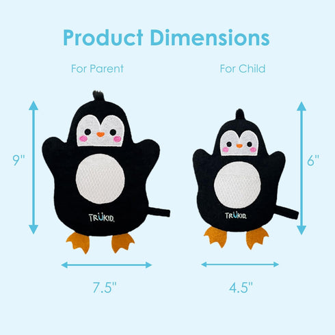 Mommy Set 2 TruKid BubbleGlove, Bath Wash Gloves-Sponge - Hand Puppet for Kids & Toddler, Bath Sponge & Baby Washcloth