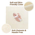 YKiMi Floor,1.3" 50" 50" Tummy Baby Play Mat for Thick Soft Foam Playpen Mat with Removable Washable Cover,Waterproof