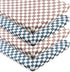 FIGEPO 4 Pack Pack (Pack Checkered N Play Sheets Sheets Neutral Breathable Fitted Baby Mini Crib Sheets Nursery Sheets