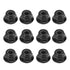 12PCS 4mm Nonslip Wheel Lock Nut Spare Parts for Axial TRX4 TRX6 SCX10 1/10 RC Model Car, Black