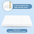 3 inch 38" Lx26 Trifold W Mini Mattress, Storage Bag Included, Water-Resistant and Removable Cover, Machine Washable