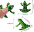 16Pcs Plastic Frogs Toy for Kids, Mini Red Frogs Toys for Easter Party Favors