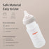 Pigeon PP Nursing Bottle Wide Neck, 8.1 Oz (Pack of 4), Natural Feel, Easy to Clean, Includes 4pcs M Nipples (3m+)