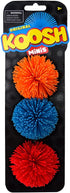 Koosh Minis Variety Color 3-Pack, Easy to Catch Fidget Toy for Kids Ages 3 and Up, Individual Colors May Vary