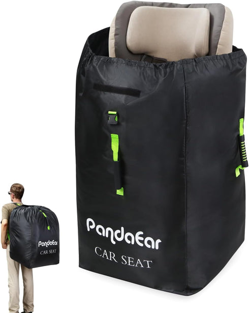 PandaEar Car Seat Travel Bag Backpack for Airplane, Water-Resistant Car Seat Cover