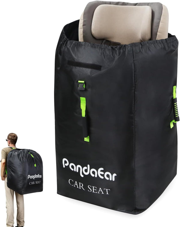 PandaEar Car Seat Travel Bag Backpack for Airplane, Water-Resistant Car Seat Cover