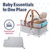 Melliberry Baby Diaper Caddy Changing Table Organizer - Baby Basket Diaper Caddy Organizer with Handle - Basket