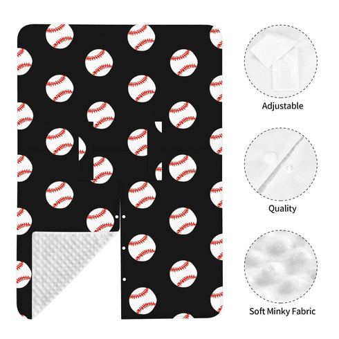 Hcpwzrf Baseball Baby Car Seat Cover & Nursing Cover - Breathable Stretch Multi-Use Cover for Breastfeeding, Stroller