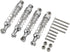 VGEBY 2 Pairs Aluminum Alloy, 60mm RC Car Modification Parts for C14 C24 MN D90 99S (Silver)