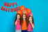 Happy Birthday Banner for Birthday Party Decorations, Red