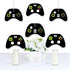 Big Dot of Happiness Game Zone - Game Controller Decorations DIY Pixel Video Game or Birthday Party Essentials - Set of 20