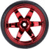 GoolRC 1/10 Drift Car Tires Hard Tyre Replacement Set of 4 for Traxxas HSP Tamiya HPI Kyosho On-Road Drifting (Red)