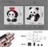 Mini Building Blocks Panda Sets Cute Micro Mini Panda Building Bricks for Adults Micro Nano Bricks Perfect Party Favors for Teenagers. (389 PCS)