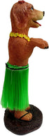 Franchise Figurine Company Hula Dog Dashboard Doll - Bobblehead Car Accessories for Van Life & Beach Creations