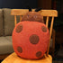 Cute Ladybug Plush Pillow - Stuffed Animal Toy for Kids, Kawaii Soft Lady Beetle Gift for Home Decor