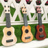 Kisangel 1pc Wooden Kids Ukulele Toy, Toddler Guitar Classical Instrument for Preschool Children, Beige