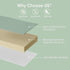 50x50 Comehealthy Baby Play Mat for Floor, Vegan Leather Playpen Mat, Thickened Foam Cushioned Mat for Infants