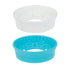 Nuby Wonder Cup with 360 Smart Edge Silicone Rim, 10 oz, Red/Blue, 2-Pack