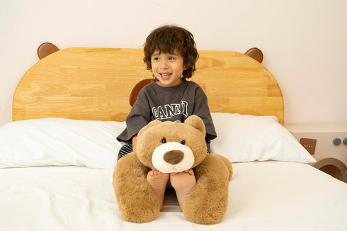 20" 3.3 Niuniu Daddy | Pound Weighted Bear Stuffed Animals for Adults Kids, Giant Large Teddy Bear Plush Toy, Cute