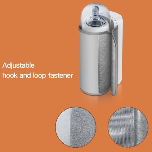 Charging Bottle Warmer, Portable Milk Heater with Constant Temperature, USB Milk Warmer for Travel Powdered Milk