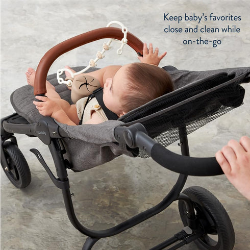 Itzy Ritzy Toy & Snack Cup Strap Adjustable Strap for Keeping Baby's Toys Nearby BPA-Free Silicone Tether