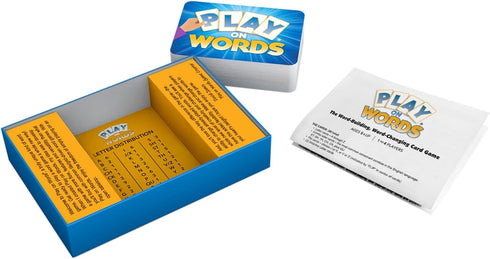 Play On Words Card Game - Creative Word Making Fun for All Ages, Family/Kid-Friendly